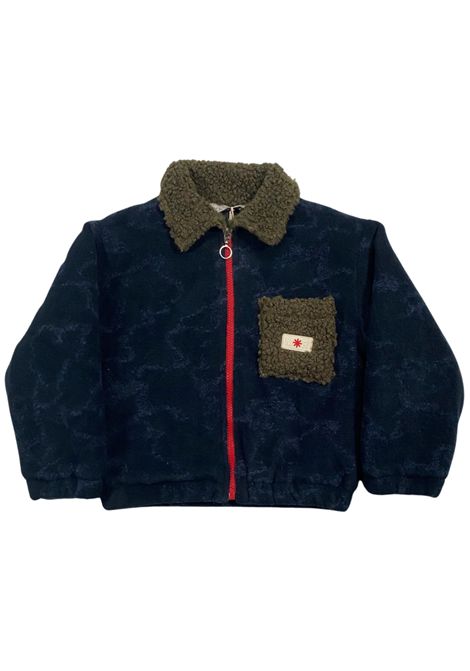 Children's wool blend jacket Manuel Ritz | MR3158BLU